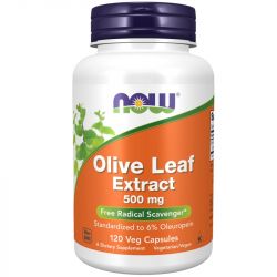 NOW Foods Olive Leaf Extract 500mg Capsules 120
