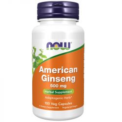 NOW Foods Panax Ginseng 500mg Capsules 100
