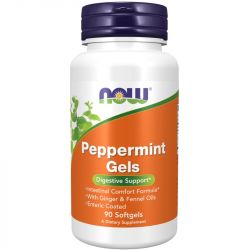 NOW Foods Peppermint Gels Softgels 90
