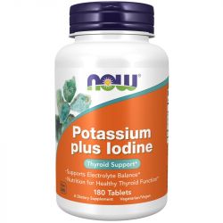 NOW Foods Potassium plus Iodine Tablets 180
