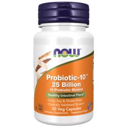 NOW Foods Probiotic-10 25 Billion Capsules 50
