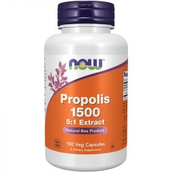 NOW Foods Propolis 5:1 Extract 1500mg Capsules 100
