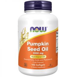 NOW Foods Pumpkin Seed Oil 1000mg Softgels 100
