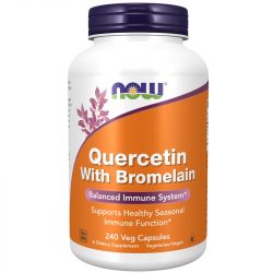 NOW Foods Quercetin with Bromelain Capsules 240
