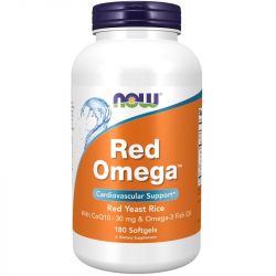 NOW Foods Red Omega (Red Yeast Rice) Softgels 180
