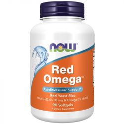 NOW Foods Red Omega (Red Yeast Rice) Softgels 90
