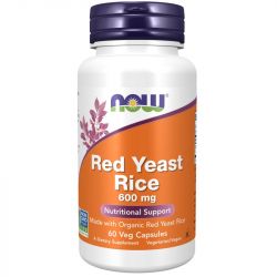 NOW Foods Red Yeast Rice 600mg Capsules 60
