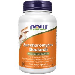 NOW Foods Saccharomyces Boulardii Capsules 120