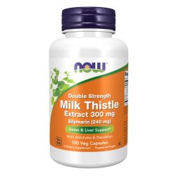 NOW Foods Silymarin with Artichoke & Dandelion 300mg Capsules 100