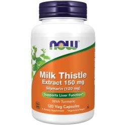 NOW Foods Silymarin with Turmeric 150mg Capsules 120