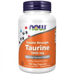 NOW Foods Taurine 1000mg Double Strength Capsules 100
