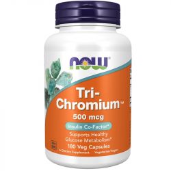 NOW Foods Tri-Chromium 500mcg Capsules 180
