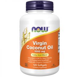 NOW Foods Virgin Coconut Oil 1000mg Softgels 120
