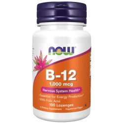 NOW Foods Vitamin B-12 1000mcg Lozenges 100
