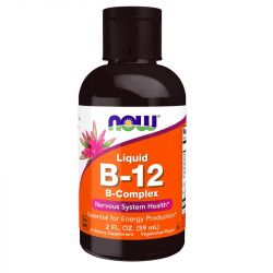 NOW Foods Vitamin B-12 Liquid B-Complex 59ml