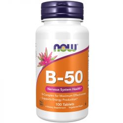 NOW Foods Vitamin B-50 Capsules 100
