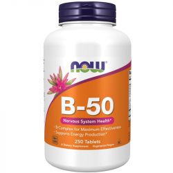 NOW Foods Vitamin B-50 Tablets 250