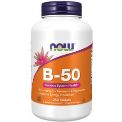 NOW Foods Vitamin B-50 Tablets 250
