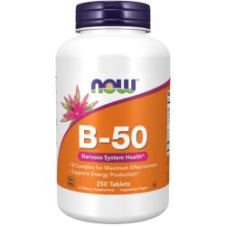 NOW Foods Vitamin B-50 Tablets 250
