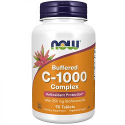 NOW Foods Vitamin C-1000 Complex Buffered with 250mg Bioflavonoids Tablets 90
