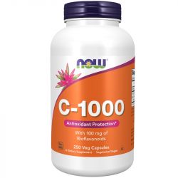 NOW Foods Vitamin C-1000 with 100mg Bioflavonids Capsules 250
