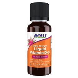 NOW Foods Vitamin D-3 Liquid 1000iu (Extra Strength) 30ml