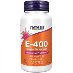 NOW Foods Vitamin E-400 Natural Softgels 100
