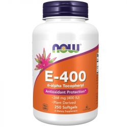 NOW Foods Vitamin E-400 Natural Softgels 250
