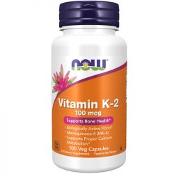 NOW Foods Vitamin K-2 100mcg Capsules 100
