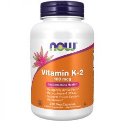 NOW Foods Vitamin K-2 100mcg Capsules 250
