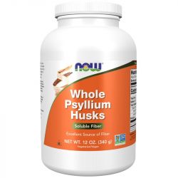 NOW Foods Whole Psyllium Husks Powder 340g
