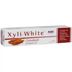 NOW Foods XyliWhite Cinnafresh Toothpaste Gel 181g
