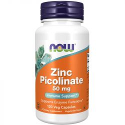 NOW Foods Zinc Picolinate 50mg Capsules 120

