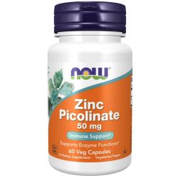 NOW Foods Zinc Picolinate 50mg Capsules 60

