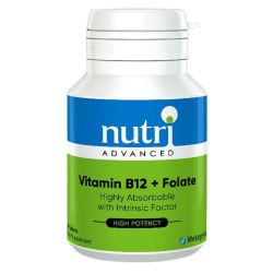 Nutri Advanced Vitamin B12 + Folate Tablets 60