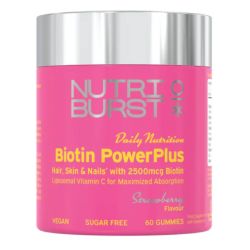 Nutriburst Biotin PowerPlus 2500mcg Gummies 60