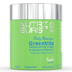 Nutriburst GreenVita Vegan Sugar-Free Gummies 60 