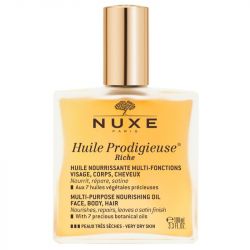 NUXE Huile Prodigieuse Riche Multi-Purpose Dry Oil for Face, Body and Hair 100ml