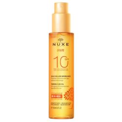 NUXE Sun Tanning Sun Oil SPF10 Face and Body 150ml