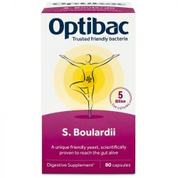 Optibac Saccharomyces Boulardi Capsules 80
