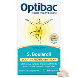 Optibac Saccharomyces Boulardi Capsules 80