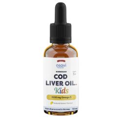 Osavi Norwegian Cod Liver Oil Kids 1000mg Omega 3 (Lemon) 50ml