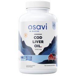 Osavi Norwegian Cod Liver Oil Softgels 1000mg (Lemon) Softgels 180