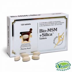 Pharmanord Bio-MSM and Silica 750mg Tabs 120