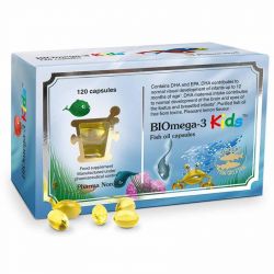 Pharmanord BIOmega-3 Kids Fish Oil 1000mg Caps 80