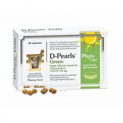 Pharmanord D-Pearls Green 1520IU 38mcg Capsules 90

