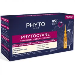 Phyto Phytocyane Reactional Treatment for Women 12x5ml