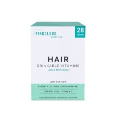 Pink Cloud Beauty Hair Drinkable Vitamins Sachets 28