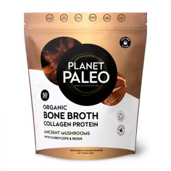 Planet Paleo Organic Bone Broth Collagen Protein Ancient Mushroom 450g