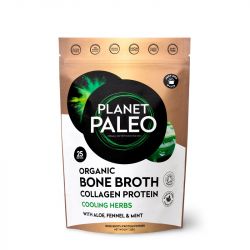 Planet Paleo Organic Bone Broth Collagen Protein Cooling Herbs 225g